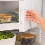 CREATE Frigorífico combi RETRO FRIDGE 150 281 L 102 W Clase energética D Negro Maneta Negra - Imagen 2