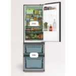 CREATE FRIDGE STUDIO COMBI PRO FLEX 401 Frigorífico combi 401 L NoFrost 158 W Clase energética E Negro - Imagen 3