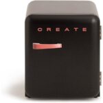 CREATE Frigorífico RETRO FRIDGE 50 48 L Clase energética F 39 dB Negro Maneta Terracota