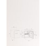 Frigorífico RETRO FRIDGE 50 48 L 39 dB Clase energética F Negro Maneta Verde Sage CREATE - Imagen 3