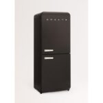 CREATE RETRO FRIDGE COMBI 185 Frigorífico combi 401 L NoFrost Clase energética E Negro Maneta Blanco Roto - Imagen 6
