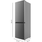 Frigorífico combi Bolero CoolMarket Combi 296 DF Inox oscuro 296 L Clase energética E Cecotec - Imagen 6
