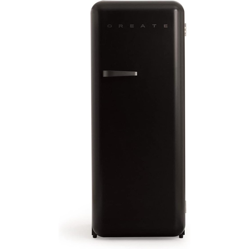MgbFzTFJel CREATE Frigorífico combi RETRO FRIDGE 150 281 L 102 W Clase energética D Negro Maneta Negra - Imagen 1