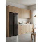 Frigorífico americano SIDE BY SIDE 550 550 L NoFrost Clase energética E Negro CREATE FRIDGE STUDIO - Imagen 4