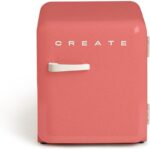 Frigorífico RETRO FRIDGE 50 48 L 39 dB Clase energética F Terracota Maneta Blanco Roto CREATE
