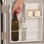 Frigorífico RETRO FRIDGE 50 48 L 39 dB Negro Maneta Oro Clase energética F CREATE - Imagen 2