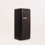 CREATE Frigorífico combi RETRO FRIDGE 150 281 L 102 W Clase energética D Negro Maneta Oro - Imagen 3