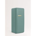 CREATE RETRO FRIDGE 150 Frigorífico combi 281 L 102 W Clase energética D Verde Maneta Oro - Imagen 3