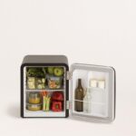 Frigorífico RETRO FRIDGE 50 48 L 39 dB Negro Maneta Oro Clase energética F CREATE - Imagen 4