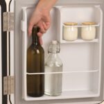 CREATE Frigorífico RETRO FRIDGE 50 48 L Clase energética F 39 dB Negro Maneta Mármol - Imagen 6