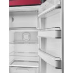Frigorífico 270 L 35 dB Clase energética D Rojo rubí SMEG FAB28URDRB3 - Imagen 4