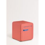 CREATE Frigorífico RETRO FRIDGE 50 48 L Clase energética F 39 dB Terracota Maneta Azul Cobalto - Imagen 4