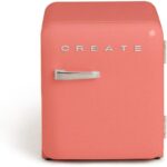 Frigorífico RETRO FRIDGE 50 48 L 39 dB Clase energética F Terracota Maneta Plata CREATE