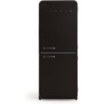 Frigorífico combi RETRO FRIDGE COMBI 185 401 L NoFrost Clase energética E Negro Maneta Negra CREATE RETRO FRIDGE COMBI 185