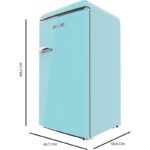 Frigorífico Bolero Coolmarket TT Origin 95 95 L Azul Clase energética E Cecotec - Imagen 8