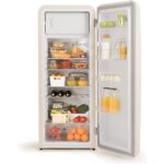 CREATE RETRO FRIDGE 150 Frigorífico combi 281 L 102 W Clase energética D Blanco Maneta Oro - Imagen 7