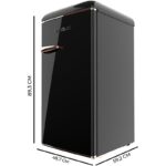 Frigorífico Bolero Coolmarket TT Origin 95 95 L Clase energética E Negro Cecotec - Imagen 6