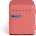 CREATE Frigorífico RETRO FRIDGE 50 48 L Clase energética F 39 dB Terracota Maneta Azul Cobalto