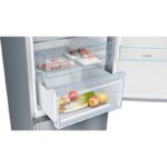 Frigorífico combi KGN39VIEB Bosch 368 L No Frost 60 cm Acero inoxidable Clase energética E - Imagen 2