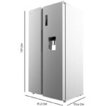 Cecotec Bolero CoolMarket SBS 562 Frigorífico americano Plata 559 L NoFrost Clase energética D - Imagen 3