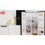 Frigorífico americano 550 L NoFrost Clase energética D EVVO F90 Glass - Imagen 2