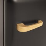 Frigorífico RETRO FRIDGE 50 48 L 39 dB Negro Maneta Madera Clase energética F CREATE - Imagen 2
