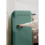 CREATE Frigorífico combi RETRO FRIDGE 150 281 L 102 W Clase energética D Verde Maneta Negra - Imagen 2