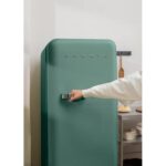 Frigorífico combi RETRO FRIDGE 150 CREATE 281 L 102 W Clase energética D Verde Maneta Plata - Imagen 2