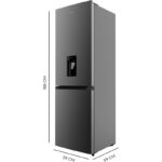 Frigorífico combi Bolero CoolMarket Combi 296 DF WD Inox oscuro 296 L Clase energética E Cecotec - Imagen 5