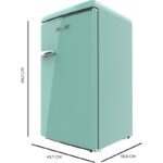 Frigorífico Bolero Coolmarket TT Origin 95 95 L Clase energética E Verde Cecotec - Imagen 3