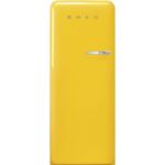 SMEG Frigorífico FAB28ULYW3 270 L 35 dB Clase energética D Amarillo Bisagra izquierda