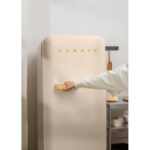 CREATE RETRO FRIDGE 150 Frigorífico combi 281 L 102 W Clase energética D Arena Maneta Madera - Imagen 5