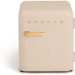 CREATE Frigorífico RETRO FRIDGE 50 48 L Clase energética F 39 dB Arena Maneta Madera