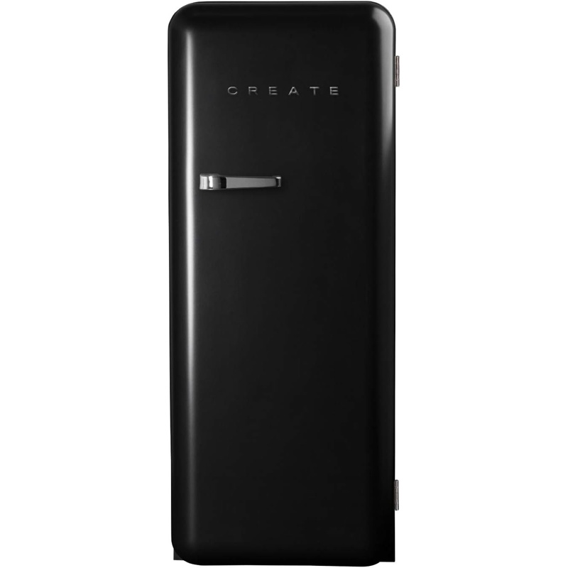 orQZyeOevV Frigorífico combi RETRO FRIDGE 150 281 L 102 W Clase energética D Negro Maneta Plata CREATE - Imagen 1