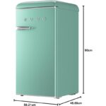 EVVO Frigorífico F26BL 95 L Verde 40 dB Clase energética E - Imagen 3