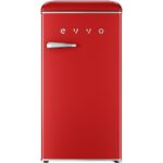 EVVO Frigorífico F26BL 95 L 40 dB Clase energética E Rojo