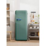CREATE Frigorífico combi RETRO FRIDGE 150 281 L 102 W Clase energética D Verde Maneta Azul Cobalto - Imagen 5