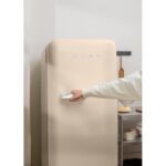 CREATE Frigorífico combi RETRO FRIDGE 150 281 L 102 W Clase energética D Arena Maneta Mármol - Imagen 5