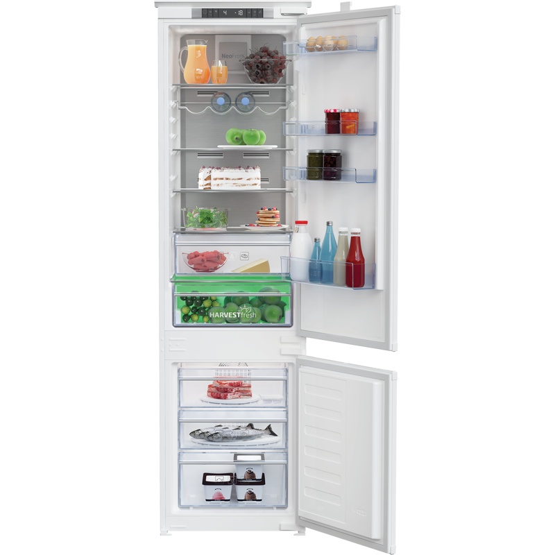 t5cqTKoAI9 Frigorífico combi BCNA306E4SN 284 L NoFrost Blanco Clase energética E Beko - Imagen 1