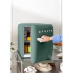 Frigorífico RETRO FRIDGE 50 Clase energética F 48 L 39 dB Verde Maneta Mármol CREATE - Imagen 5