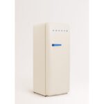 CREATE RETRO FRIDGE 150 Frigorífico combi 281 L 102 W Clase energética D Blanco Maneta Azul Cobalto - Imagen 4