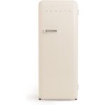 CREATE Frigorífico combi RETRO FRIDGE 150 281 L 102 W Clase energética D Blanco Maneta Plata