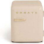 Frigorífico CREATE RETRO FRIDGE 50 48 L Arena Maneta Oro Clase energética F 39 dB