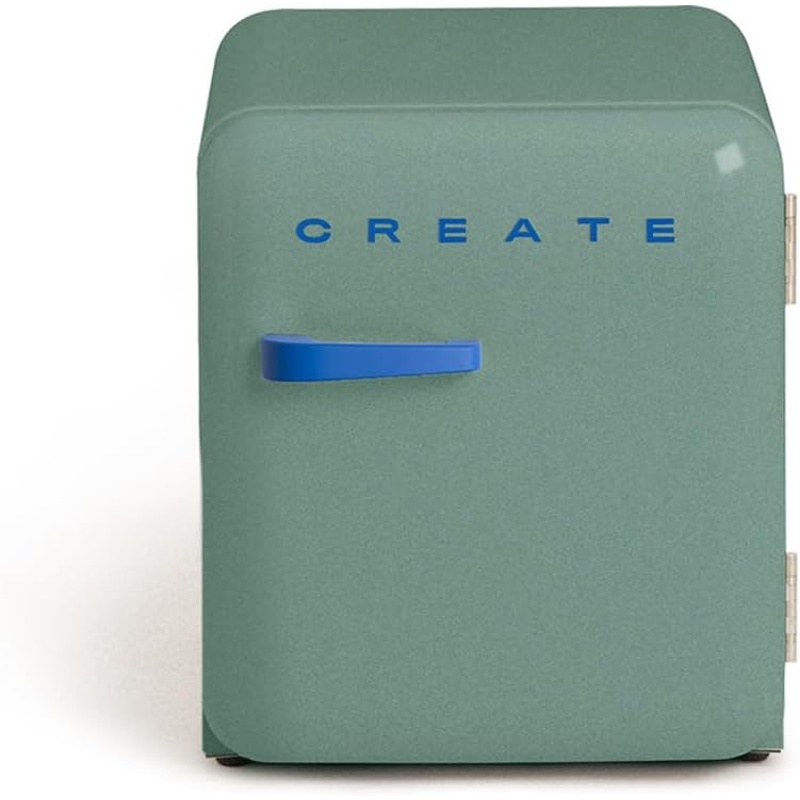 vboiv8Hdjv CREATE Frigorífico RETRO FRIDGE 50 48 L Clase energética F 39 dB Verde Maneta Azul Cobalto - Imagen 1