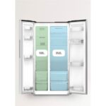 Frigorífico americano FRIDGE STUDIO SIDE BY SIDE 550 550 L NoFrost Clase energética E Blanco CREATE - Imagen 7